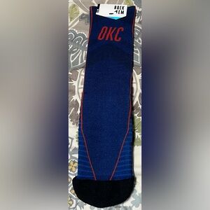 Rock ‘Em OKC Thunder Hyperoptic Socks BNWT
